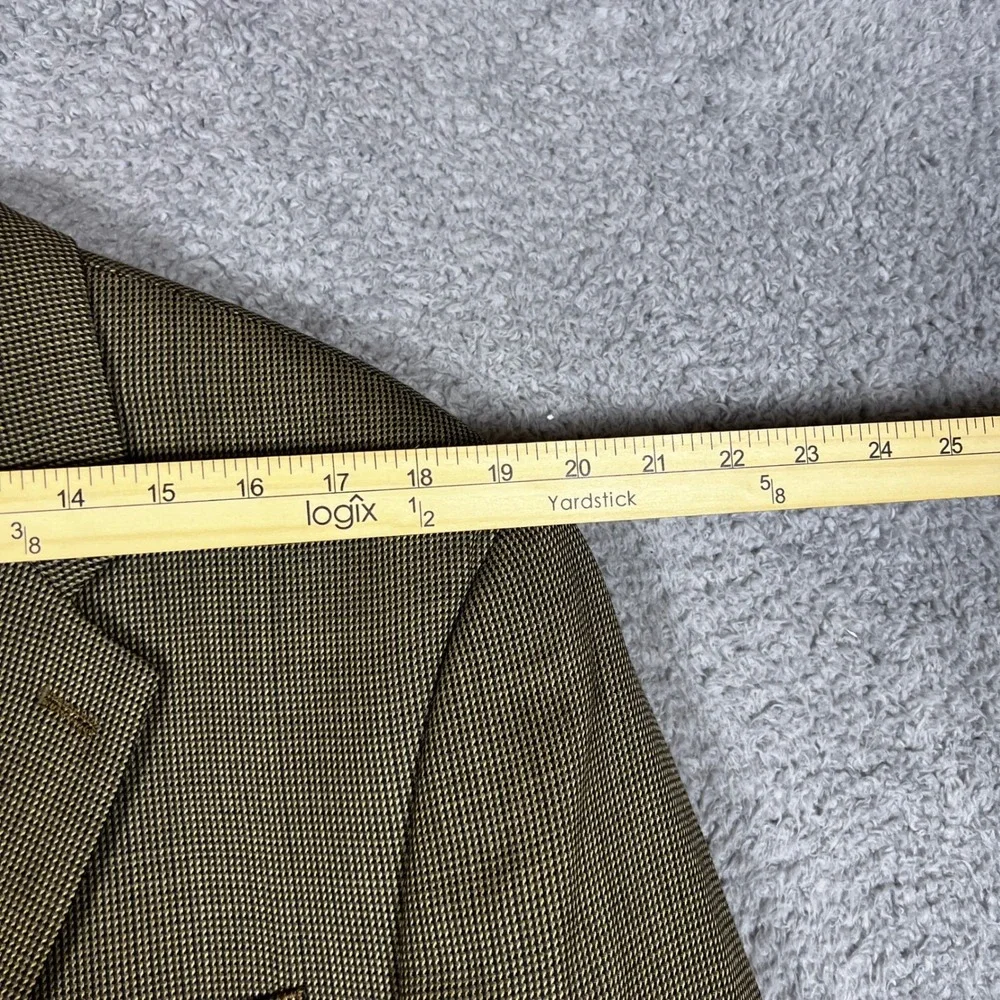 Ralph Lauren Sport Coat Mens 42R Brown Glen Plaid Blazer Business Office Meeting